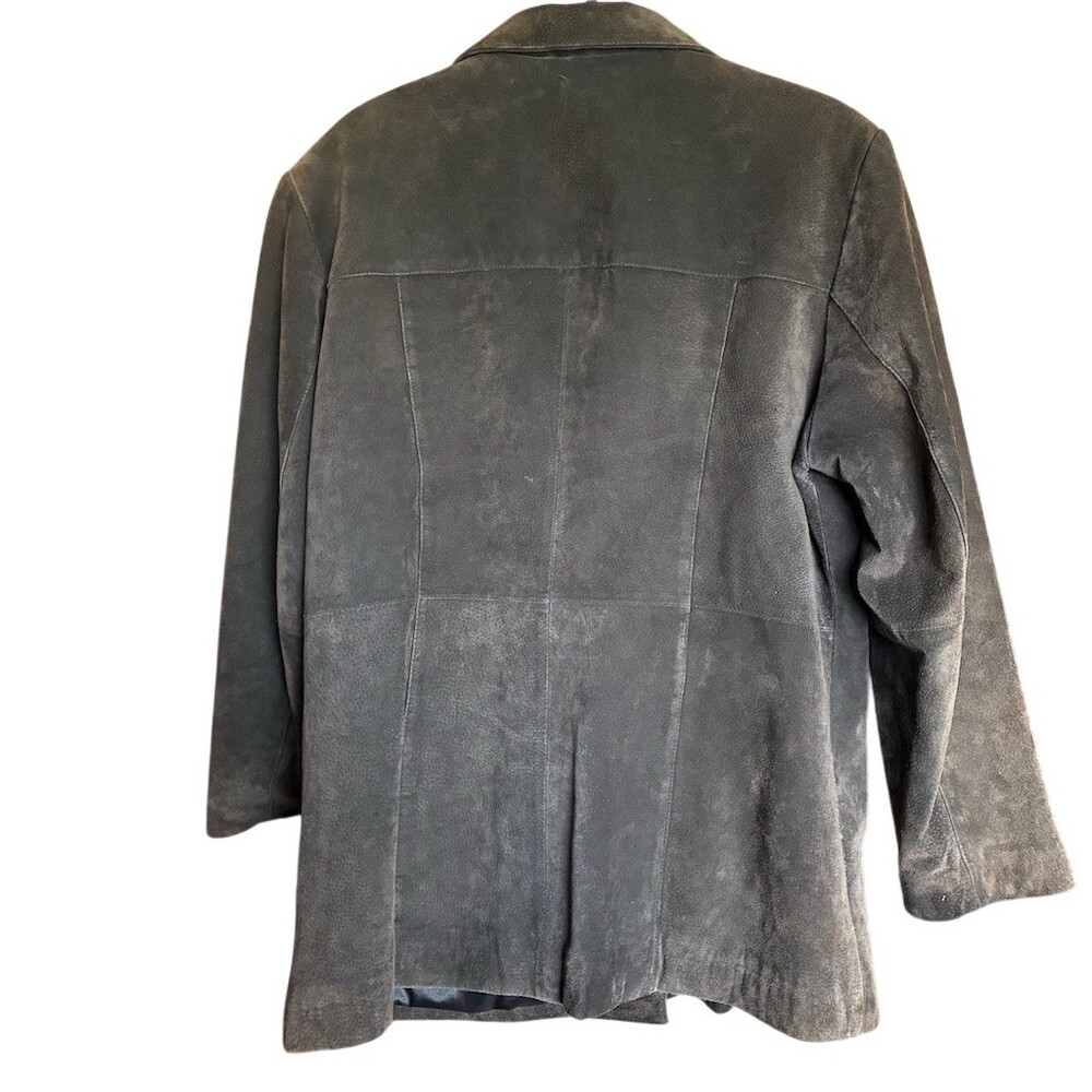 Wilsons Leather Blazer Jacket Womens Size XL Brown Suede 3-Button Vintage - Picture 5 of 8